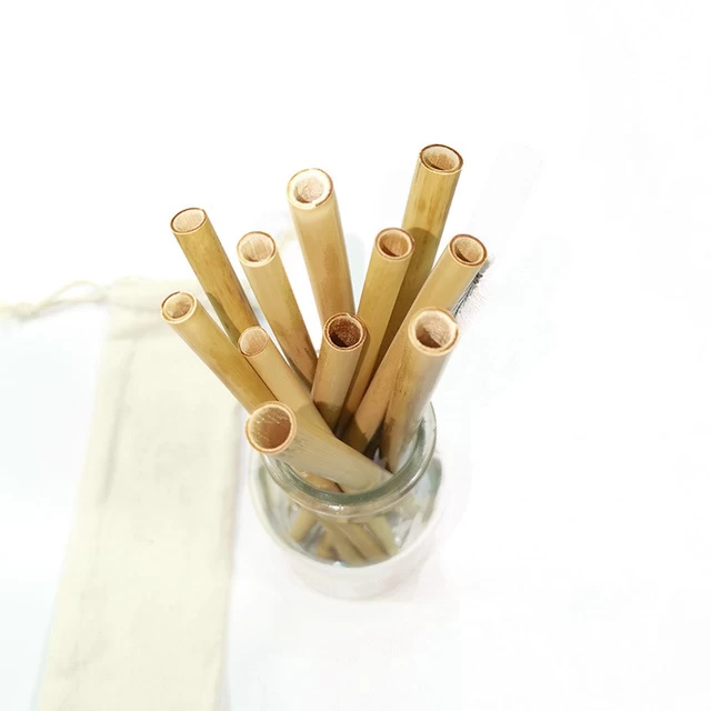 180 mm de longitud 6-8 mm de diámetro Fabricante de paja de lámina desechable biodegradable