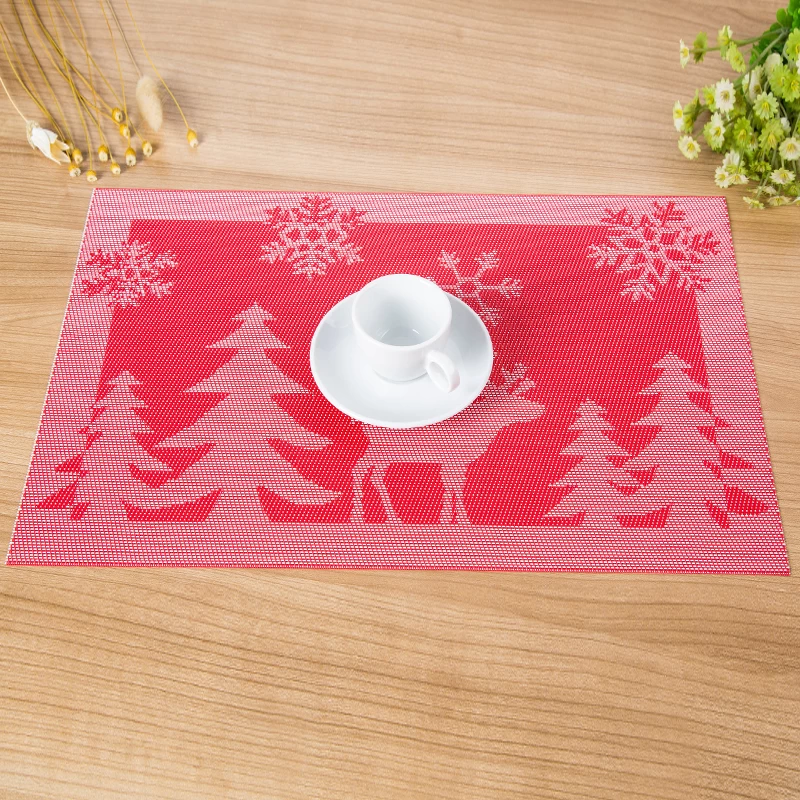 China 45*30cm  wholesale PVC non-slip placemat supplier manufacturer
