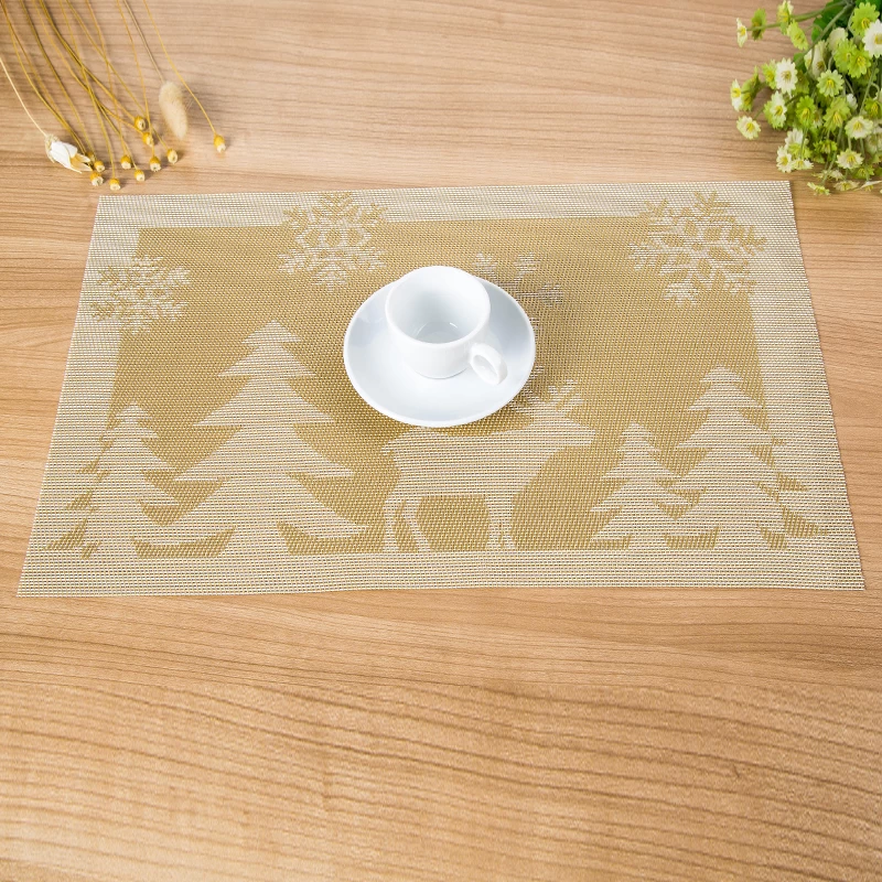 Proveedor de mantel antideslizante de PVC al por mayor de 45 * 30 cm
