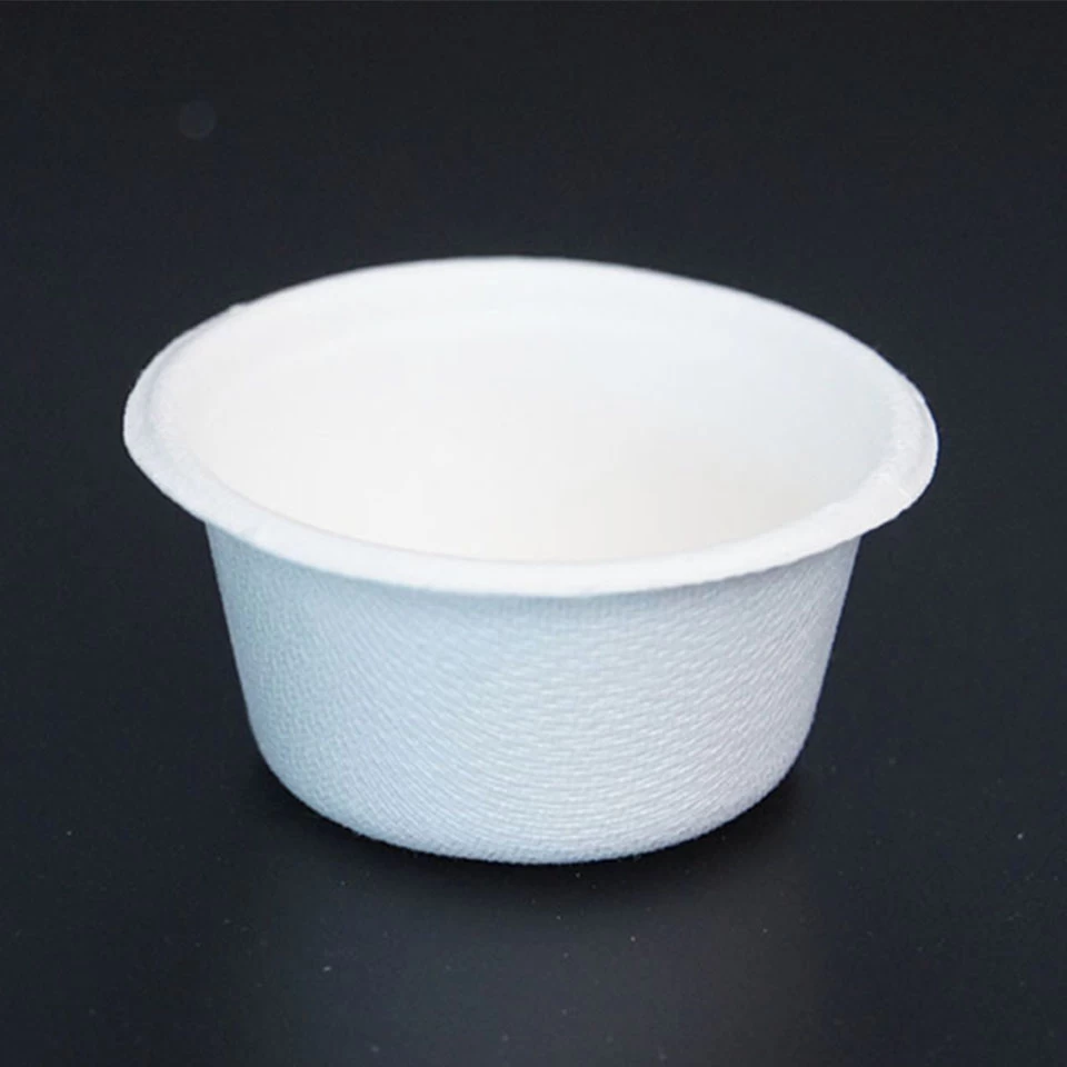 Proveedor de taza de salsa de tazas de café de caña de azúcar compostable de 5 oz