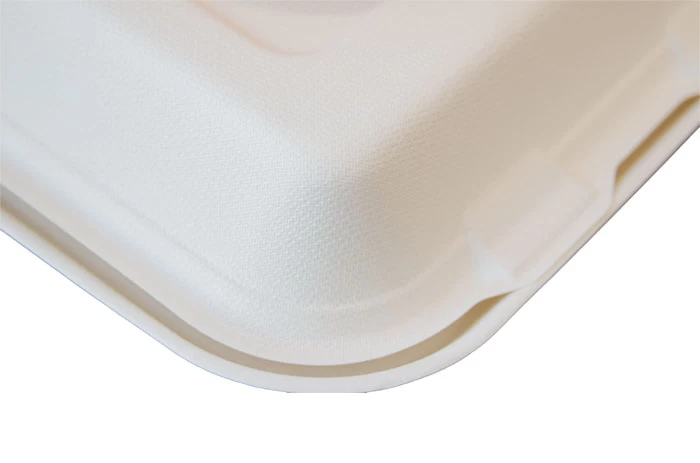8 pulgadas de 3 compartimientos de bagazo para sacar fabricante de cajas de alimentos