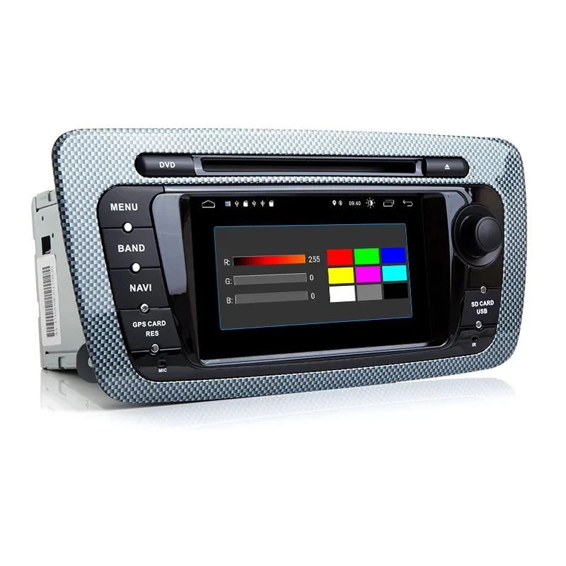 1 din Android 12 Car DVD Radio For Seat Ibiza 6j 2009 2010 2012 2013 GPS Navigation 2 Din Screen radio Audio Multimedia Player