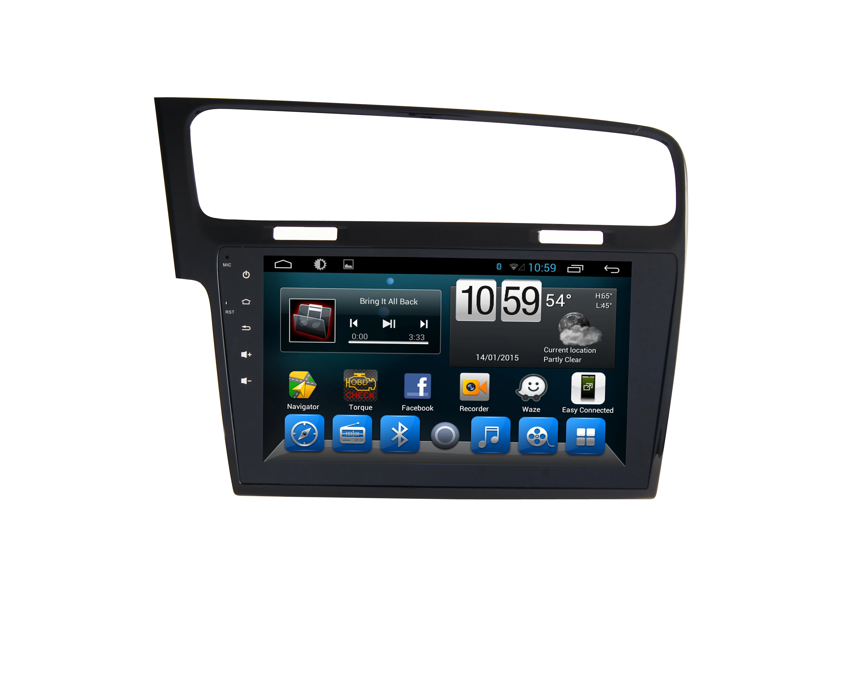 10.1'' Android 7.1 Volkswagen Golf 7 Car DVD GPS