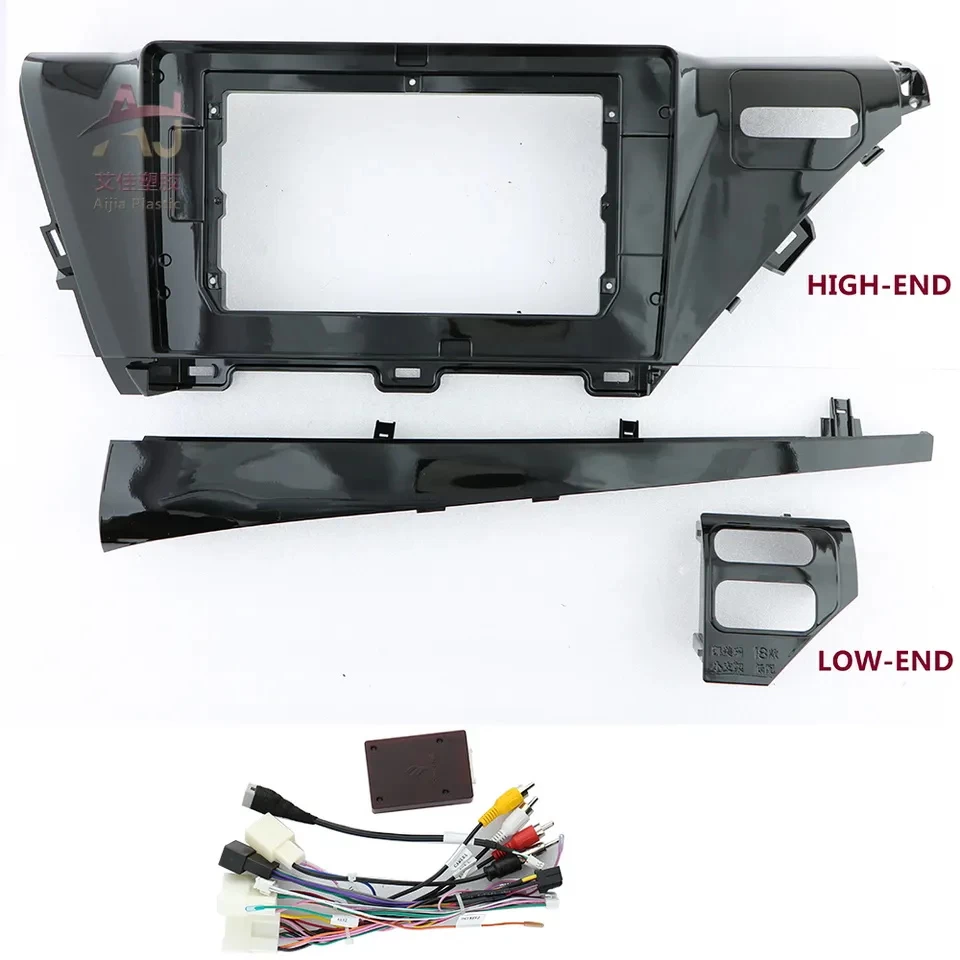 10.1INCH Car radio DVD Navigation Fascia Panel For TOYOTA 2018-2019 CAMRY Car Harness Canbus