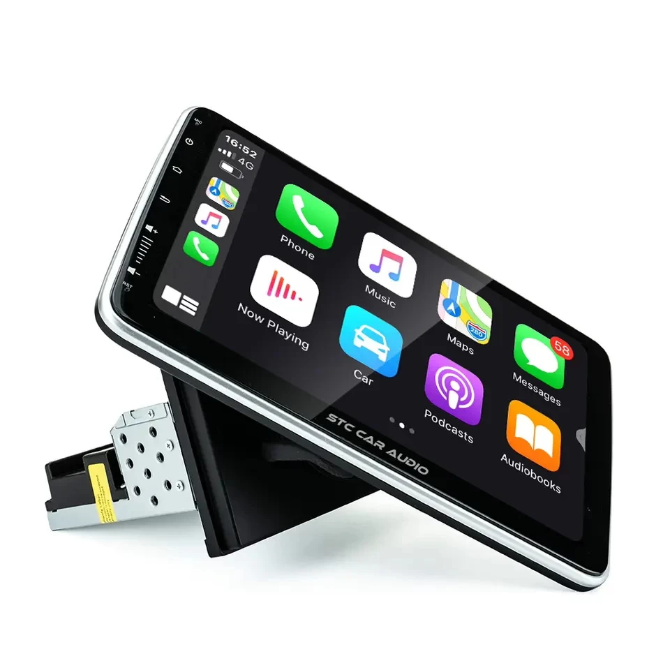 10.1 Zoll Android Car Stereo mit automatischem rotierenden Auto -Player -Touchscreen mit Autospiel GPS Navigation Car Radio