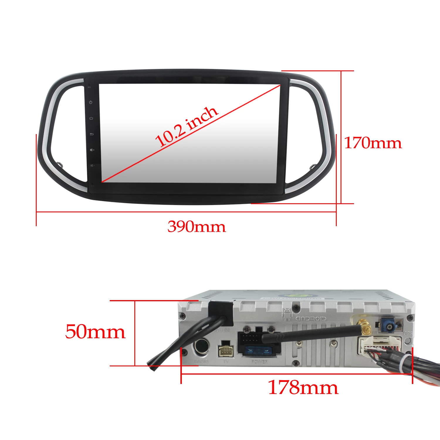 10.2'' Android 7.1Kia KX3 Car DVD GPS