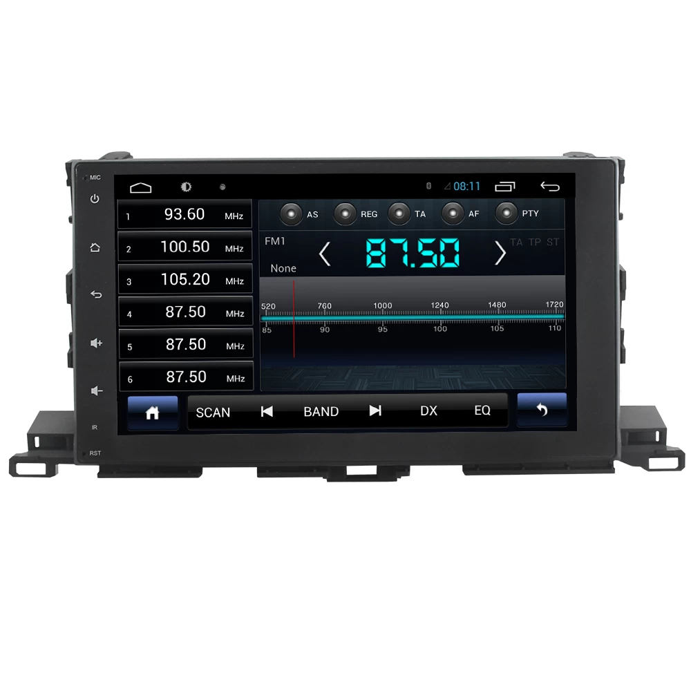 10.2'' Android 7.1 Toyota Highlander 2015  Car DVD GPS  ST-2698