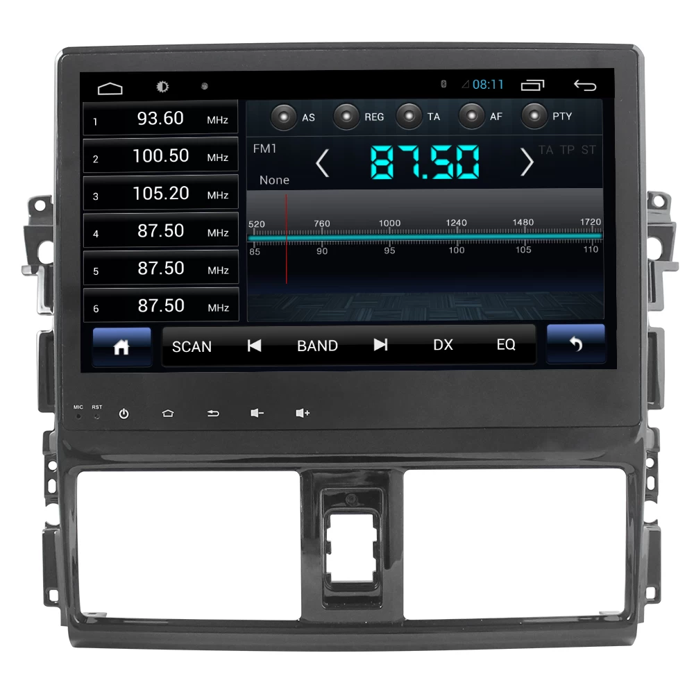 10.2'' Android 7.1 Toyota Vios   Car DVD GPS  ST-2702