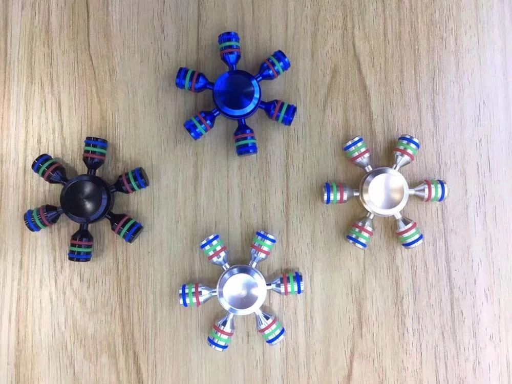 2017 Popular Fidget Spinner, ABS Material Hand Spinner, Multi color stress release handspinner finger toys