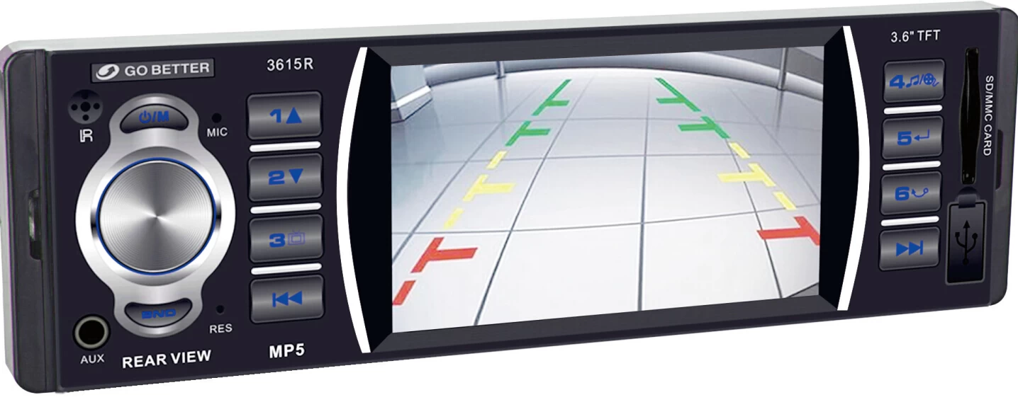 3.6inch Universal 1 din car mp5 player ST-3615R