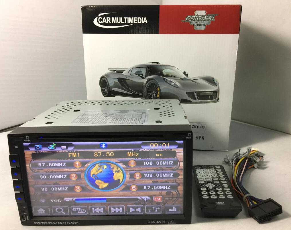 6.95" Double Din Universal Car DVD Player ST-2040