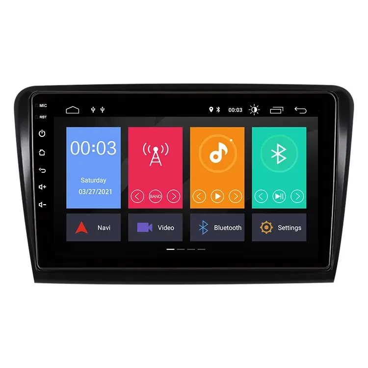 8+128G Carplay DSP Android Auto For Skoda Superb 2 2008-2015 Navigation 4G Autoradio Stereo Car Radio Multimedia GPS DVD Player