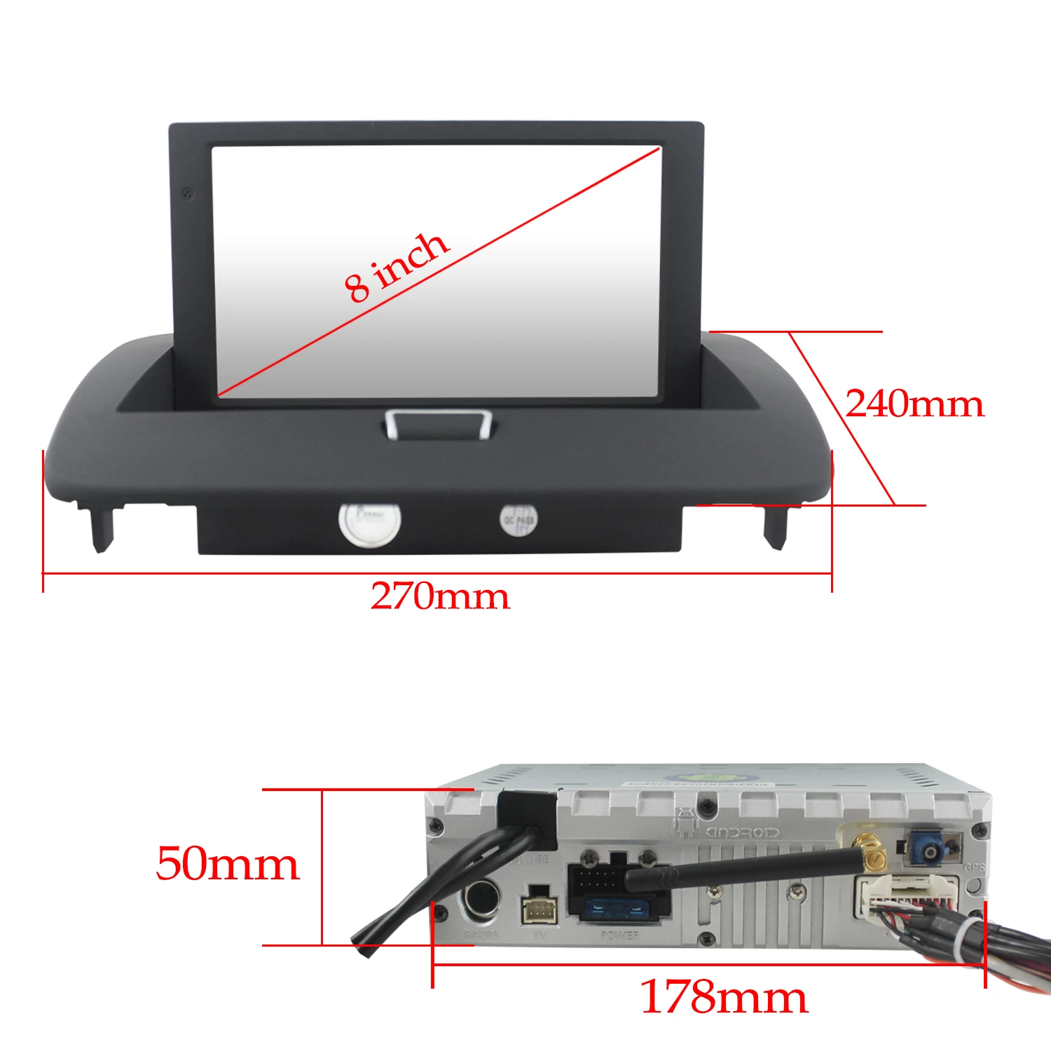 8" Android7.1 VOLVO S40 Car DVD GPS