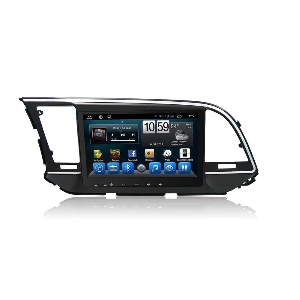 9'' Android 7.1 Hyundai Elantra Car DVD GPS