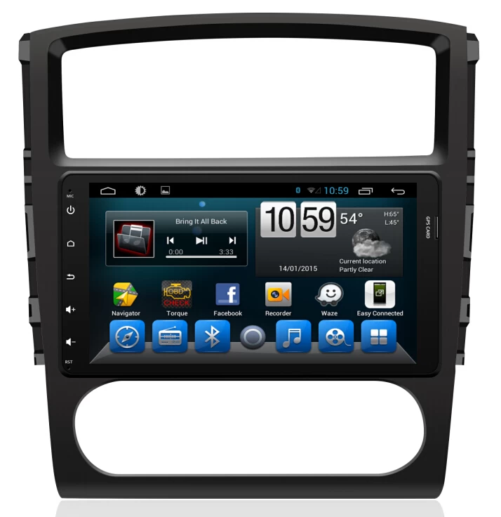 9'' Android 7.1 Mitsubishi Pajero Car DVD GPS