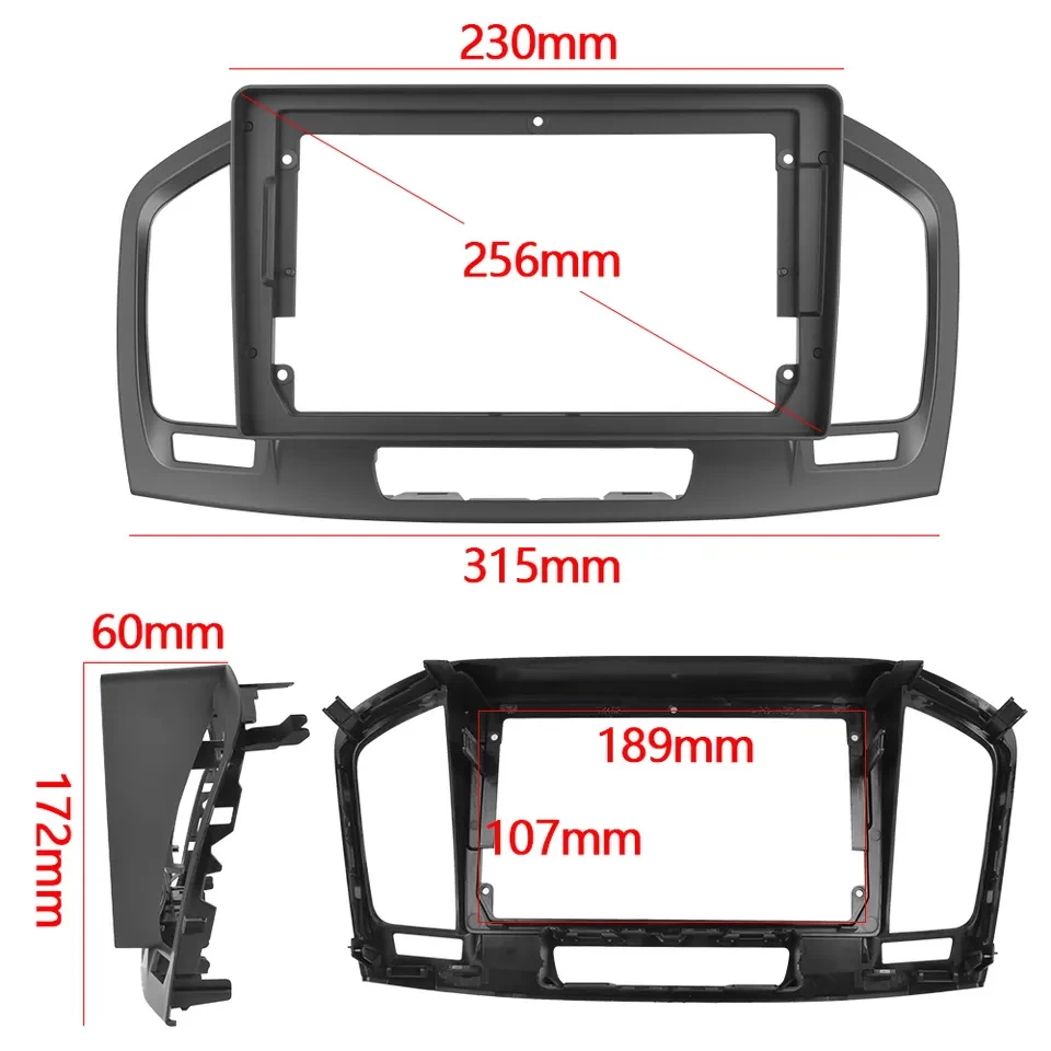9" Car Radio Frame Stereo Panel Dashboard For Buick Regal 2009-2013/Opel Insignia 2008-2013 Car Stereo Frame