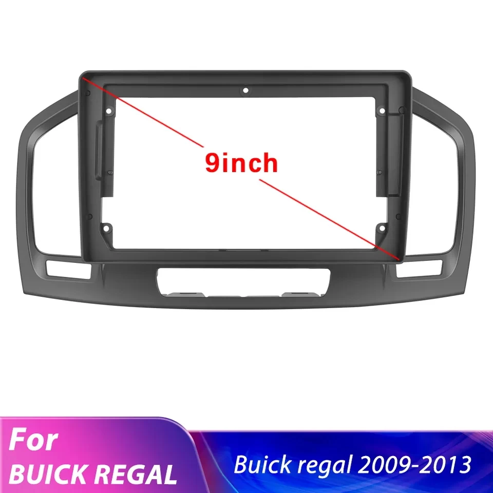 9" Car Radio Frame Stereo Panel Dashboard For Buick Regal 2009-2013/Opel Insignia 2008-2013 Car Stereo Frame