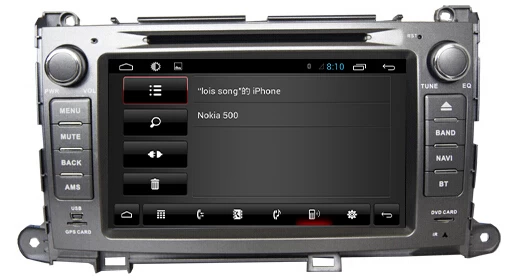 Android7.1 Car DVD Toyota Sienna(ST-8186C)