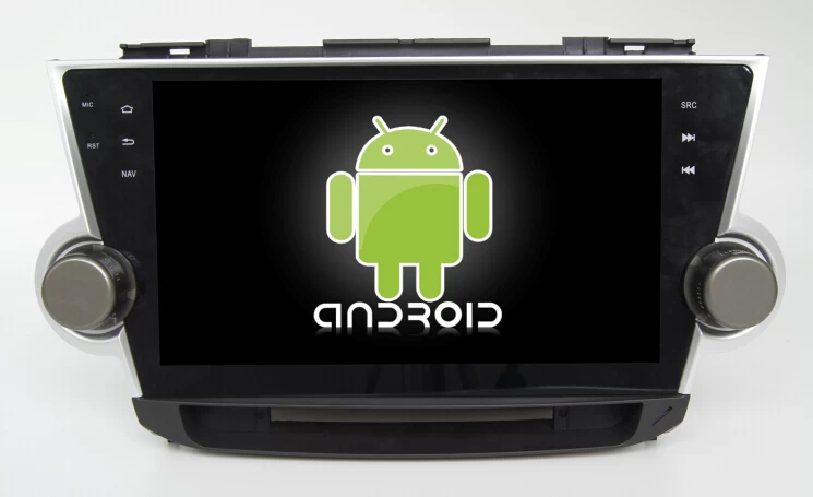Android 7.1 Quad Core 1024*600 Car DVD player GPS Navigation stere for Toyota Highlander 2012