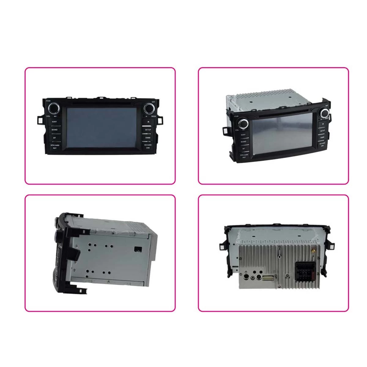 Android 7.1 Quad Core 1024*600 Car DVD player GPS Navigation stere for Toyota Auris 2008-2011