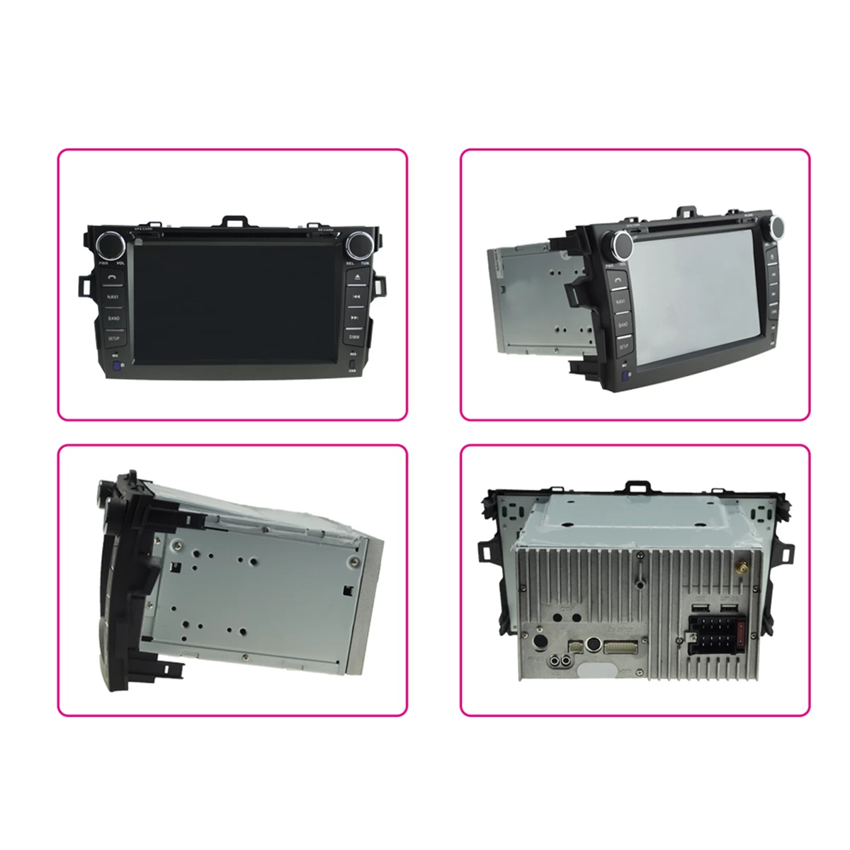 Android 7.1 Quad Core 1024*600 Car DVD player GPS Navigation stere for Toyota Corolla 2008-2012
