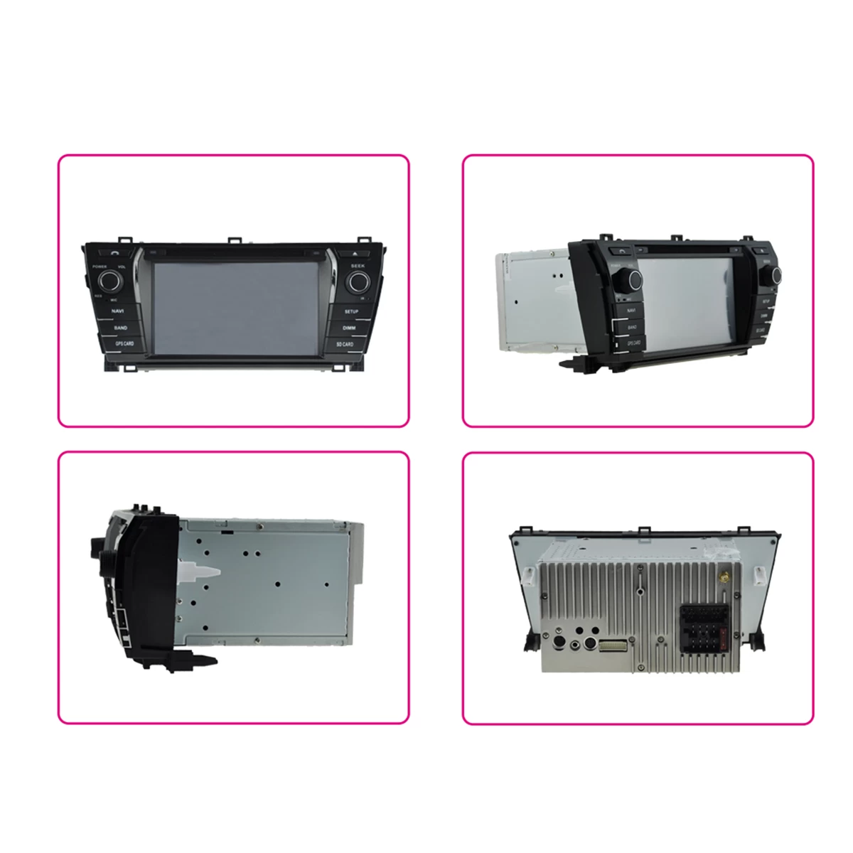 Android 7.1 Quad Core 1024*600 Car DVD player GPS Navigation stere for  Toyota Corolla 2014