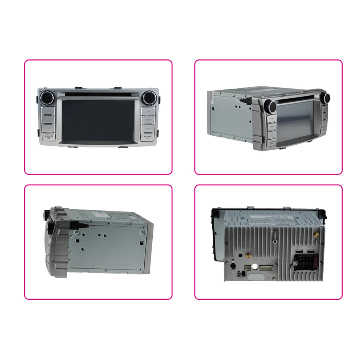 Android 7.1 Quad Core 1024*600 Car DVD player GPS Navigation stere for Toyota Hilux 2012