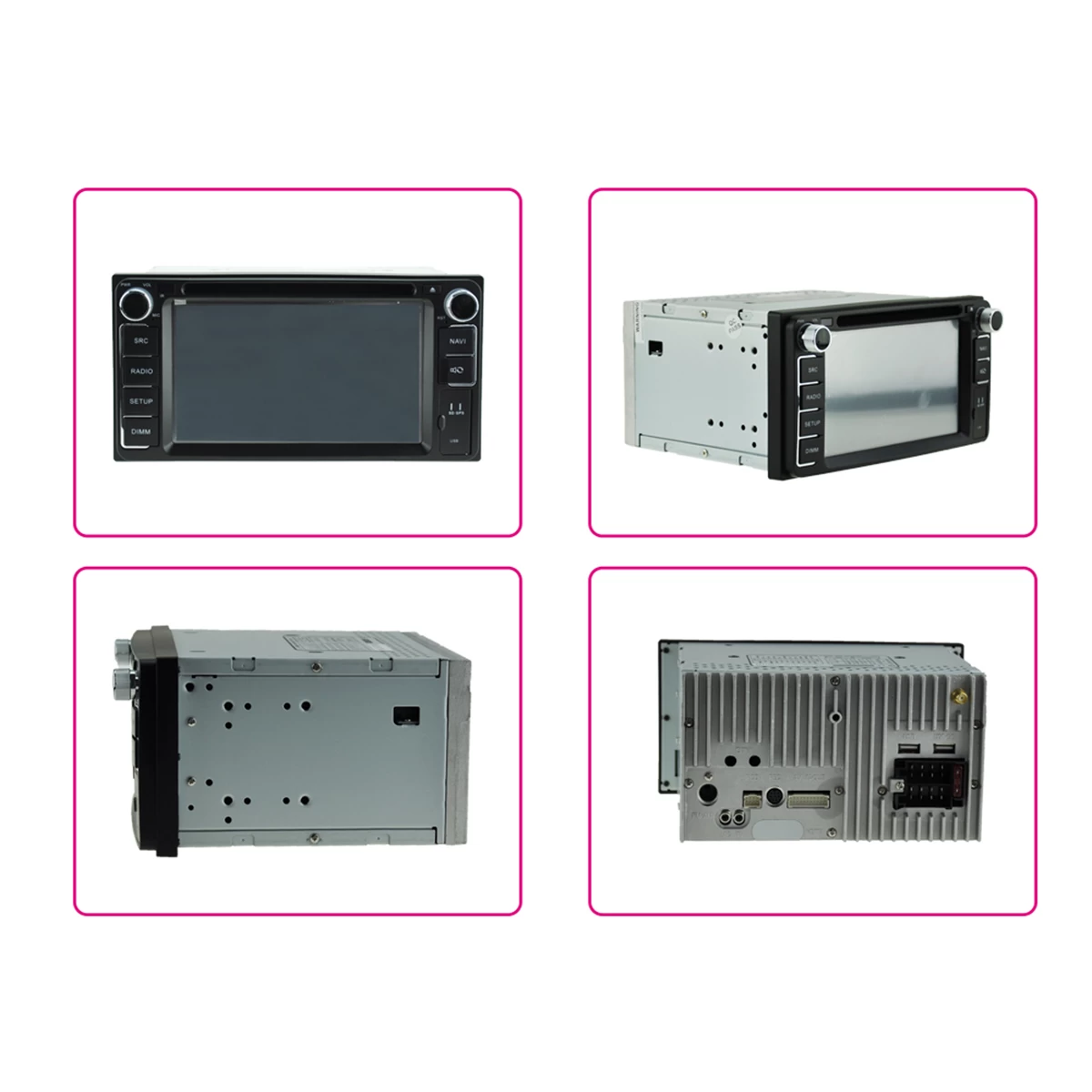 Android7.1 Quad Core 1024*600 Car DVD player GPS Navigation stere for Toyota Universal