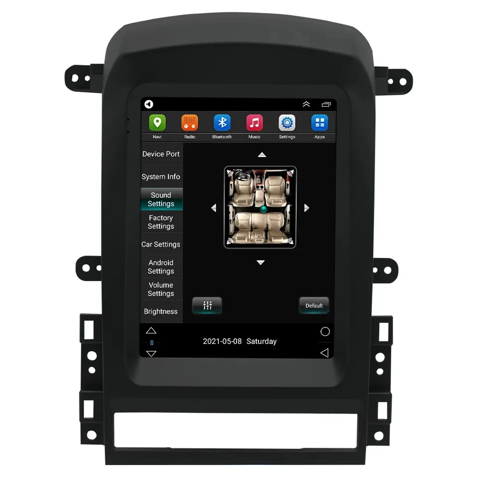 Android Car DVD Player For Chevrolet Captiva 2008-2012 2Din 9.7 Inch Car radio GPS Navigation Tesla screen Car Stereo
