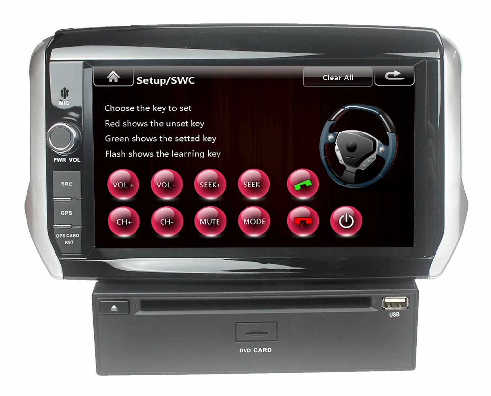 Car DVD Peugeot 208 ST-8179