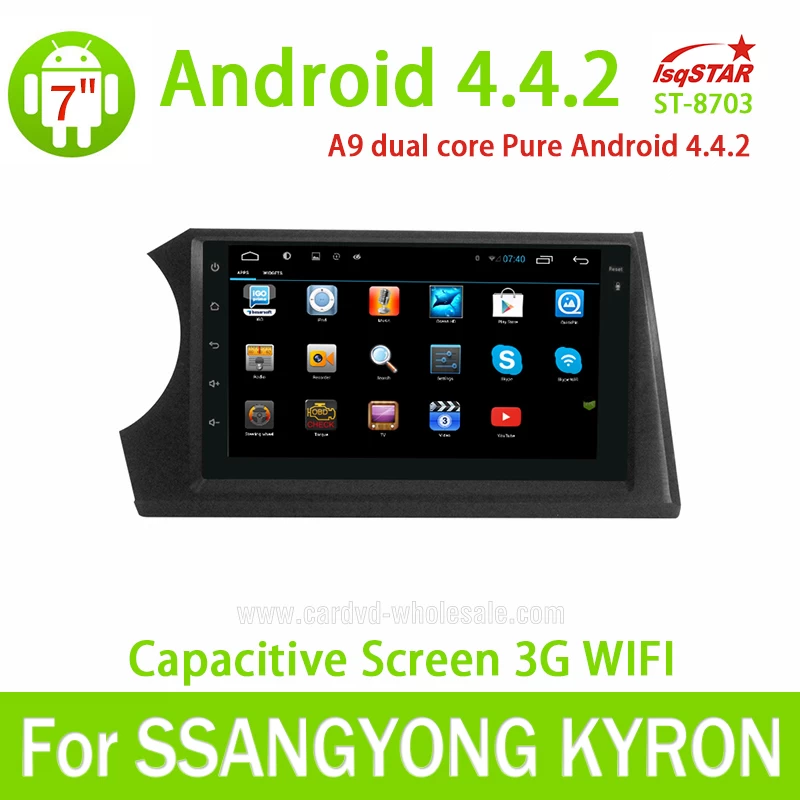 DVD do carro para Ssangyong Kyron