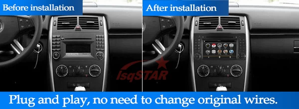 DVD do carro para Mercedes B200 ST-8896