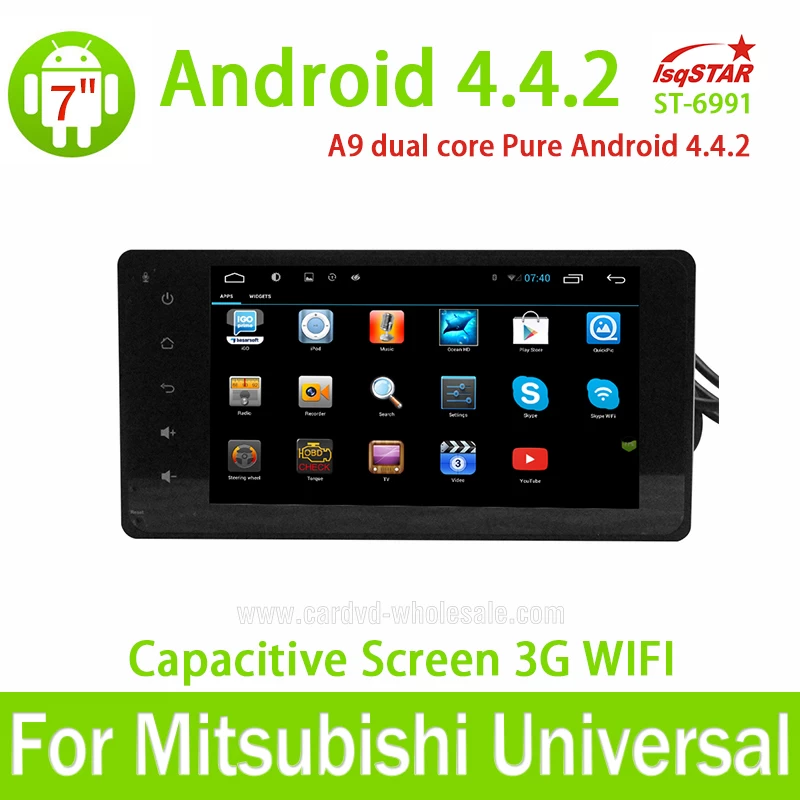Car DVD player for Mitsubishi Universal