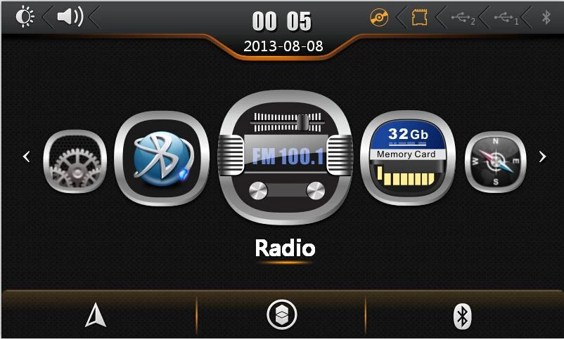 Car Dvd for BMW E39 ST-8885