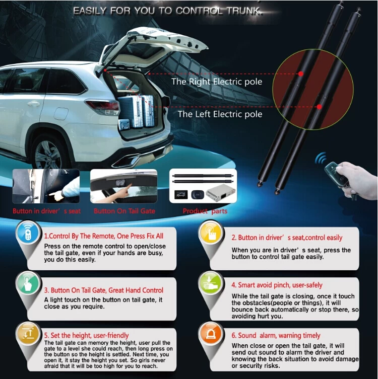 Car Electric tail gate for Nissan X-trail 2014