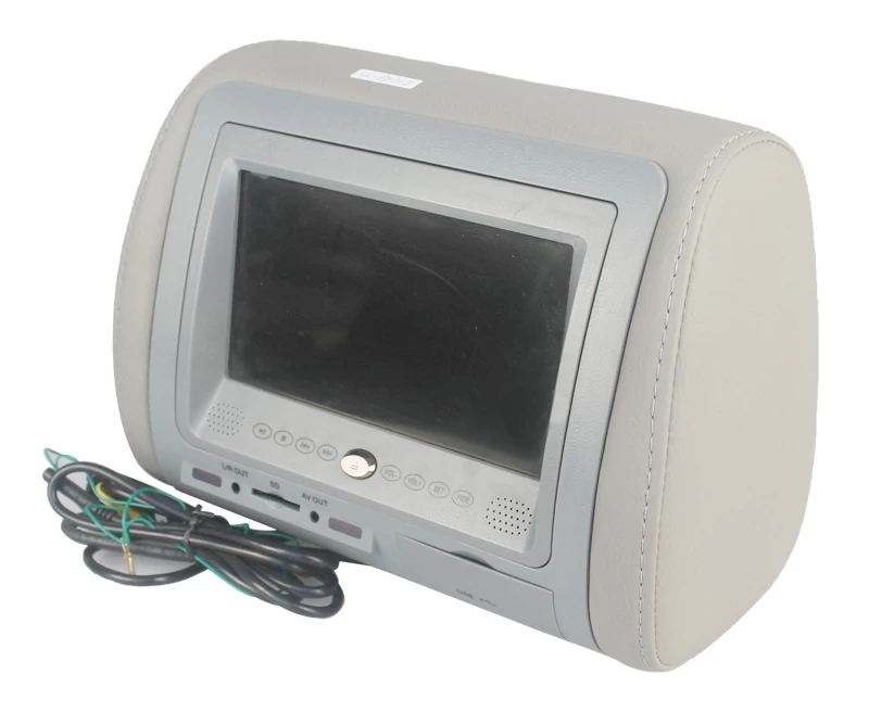 Auto-Kopfstütze DVD-Player mit 7 '' Kopfstütze DVD mit Touch-Taste / USB / SD / IR / FM-Transmitter und Spiel-Funktion