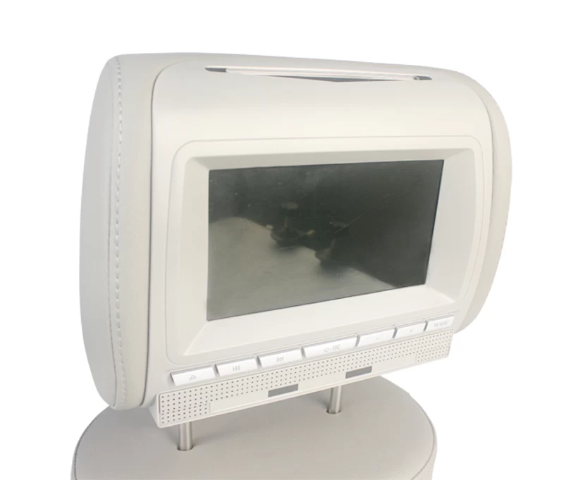 Car Headrest DVD player with 7inch Headrest Entertainment System Monitor