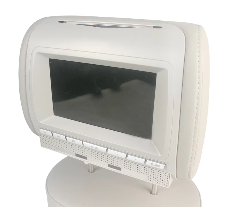 Car Headrest DVD player with 7inch Headrest Entertainment System Monitor