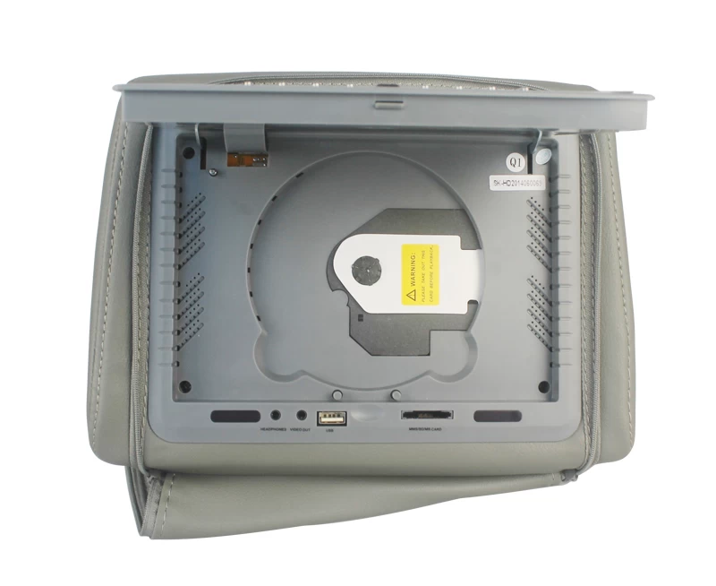 Headrest de voiture lecteur DVD avec système de divertissement de 7 pouces haute définition