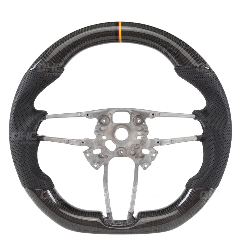 Volante per auto per Porsche Cayenne Panamera 2014-2021 911 997 MK2 BOXSTER CAYMAN FIBRO FIBRA CARBBIA FIBLE