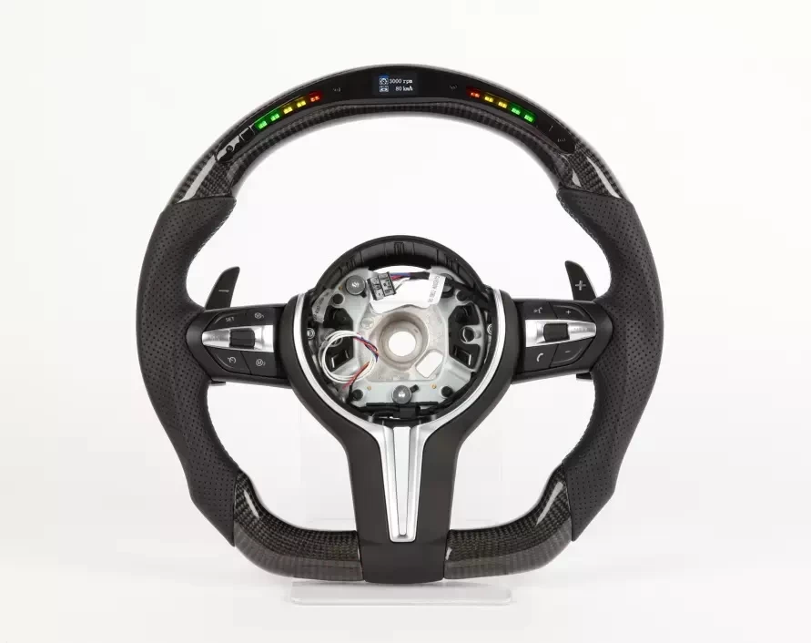 Rodo de direção de fibra de carbono para BMW F30 F10 3 Série de fibra de carbono Customização do volante