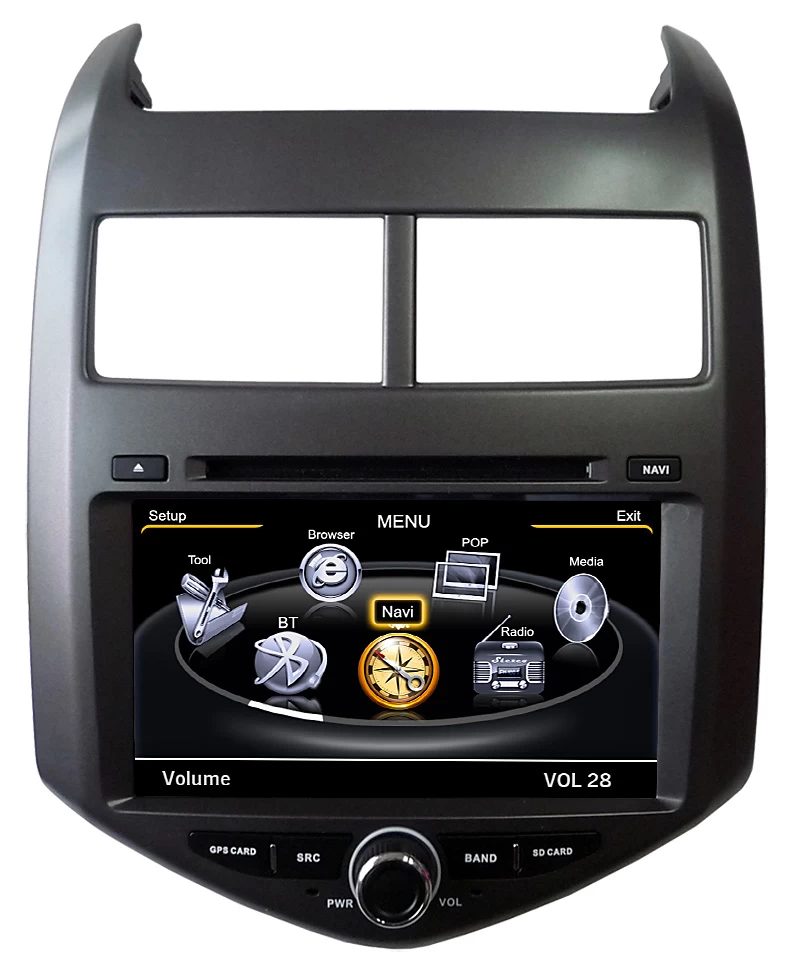 lsqSTAR دي في دي لسيارة شيفروليه أفيو cardvd wholessle ST-C107