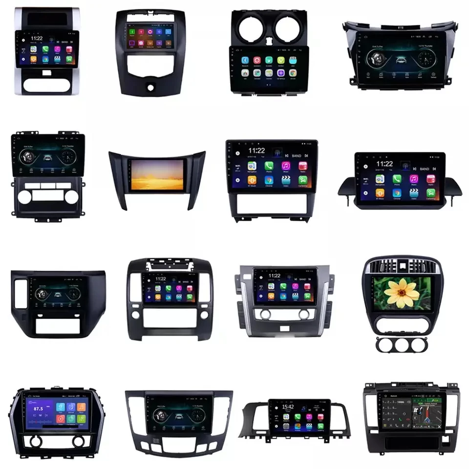 Factory Car Stereo Installation Kits Car Accessories Fascia Car DVD Player Android Dashboard Radio Frame For NISSAN