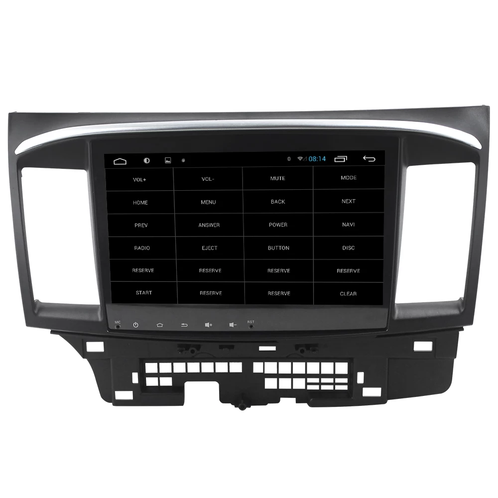 For Mitsubishi Lancer1024*600 android Car radio gps with Built-in WiFi/Mirror link/FM/AM Radio/Bluetooth/GPS Navi/USB/SD/AUX/SWC