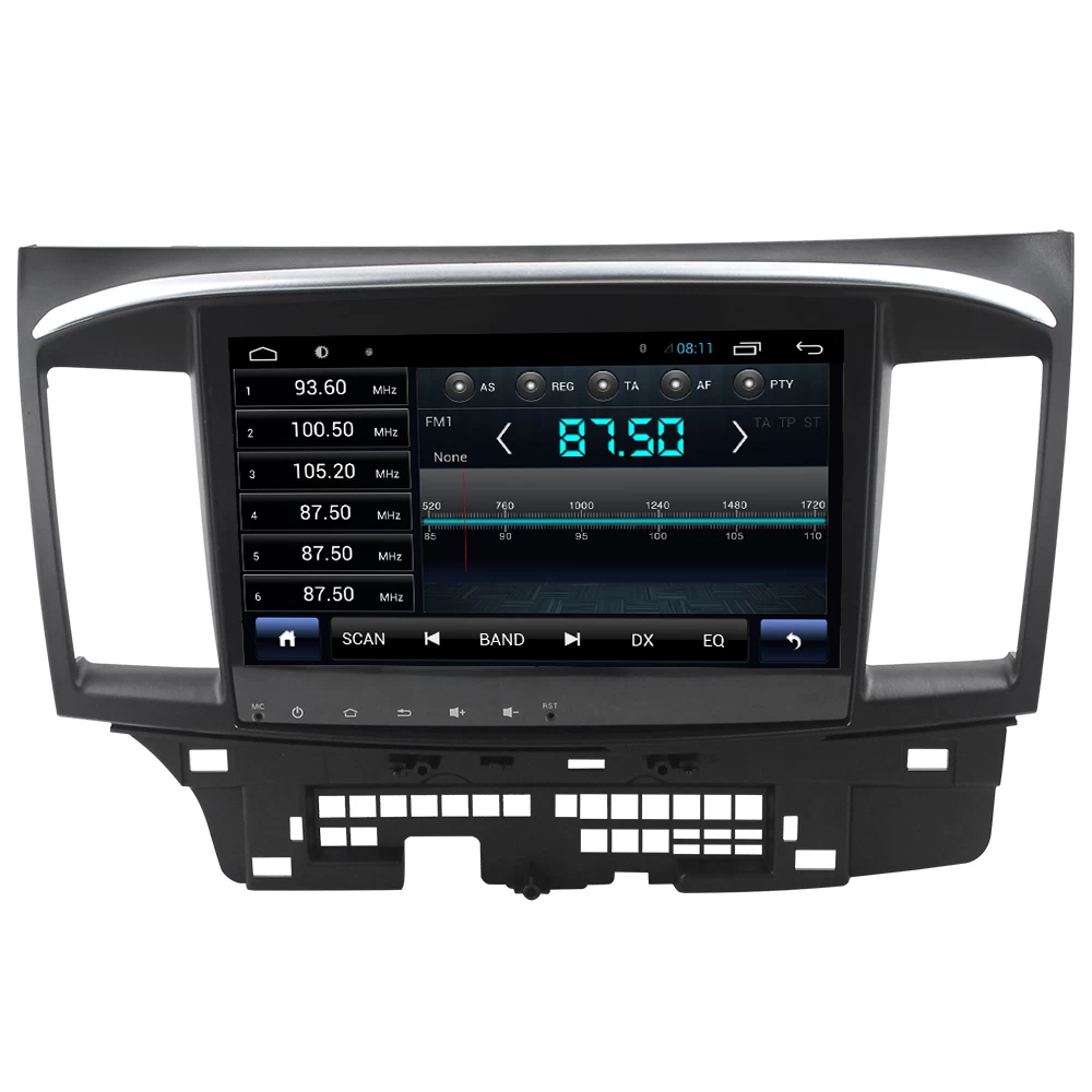 For Mitsubishi Lancer1024*600 android Car radio gps with Built-in WiFi/Mirror link/FM/AM Radio/Bluetooth/GPS Navi/USB/SD/AUX/SWC