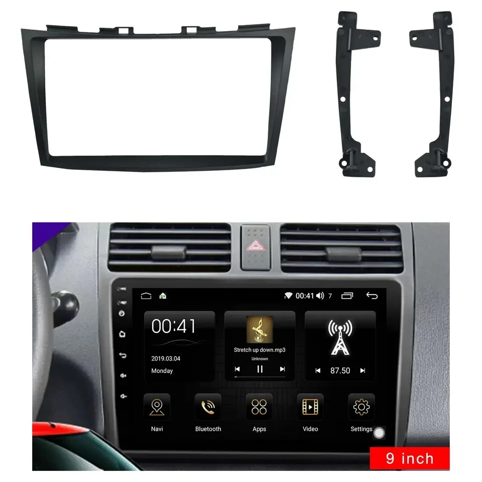 Für Suzuki Swift Ertiga 2011-2017 2 DIN 9 Zoll Auto CD DVD-Rahmen Audioanpassungsadapter Dash Trim Facia Panel Installation Kits