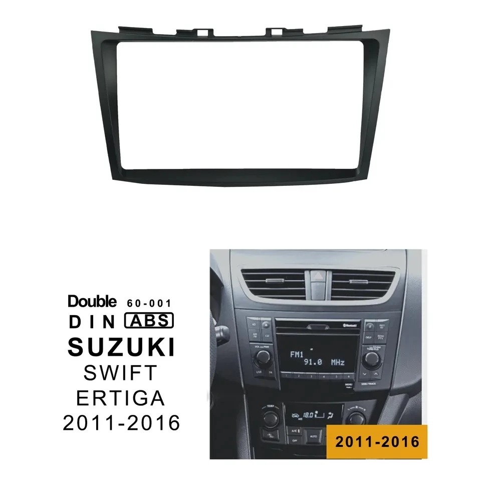 Für Suzuki Swift Ertiga 2011-2017 2 DIN 9 Zoll Auto CD DVD-Rahmen Audioanpassungsadapter Dash Trim Facia Panel Installation Kits