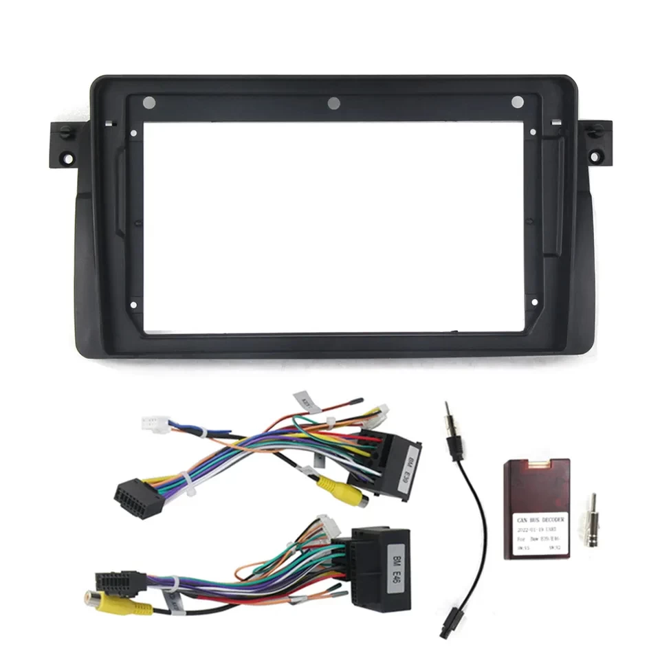 BMW E90 X5 E39 E46汽车零件仪表板Fascia Frame面板特殊框架的热销售汽车车架DVD播放器