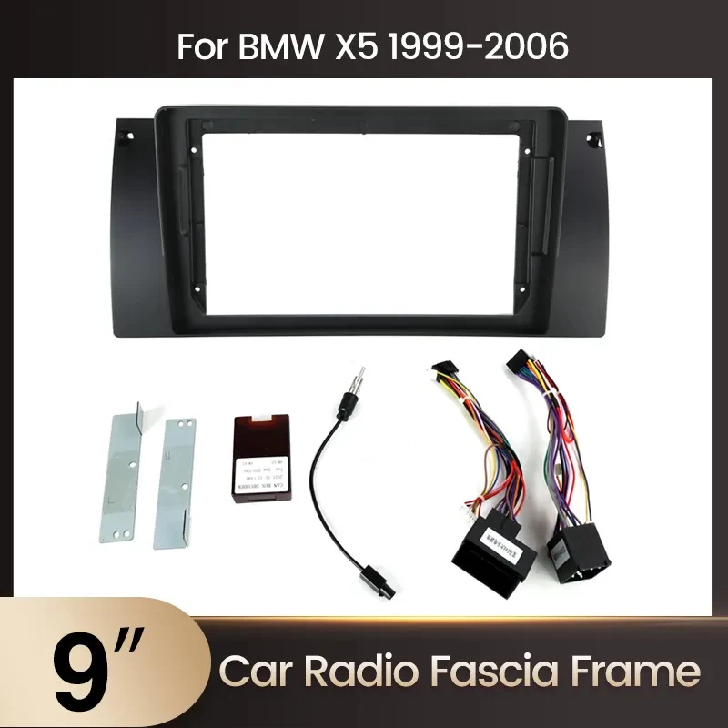 BMW E90 X5 E39 E46汽车零件仪表板Fascia Frame面板特殊框架的热销售汽车车架DVD播放器