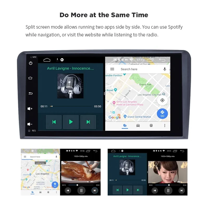 IPS DSP Android 10 Audi A3 8P S3 2003-2012 RS3 Sportback Head Unit Navigasyon GPS DVD Radyo Stereo
